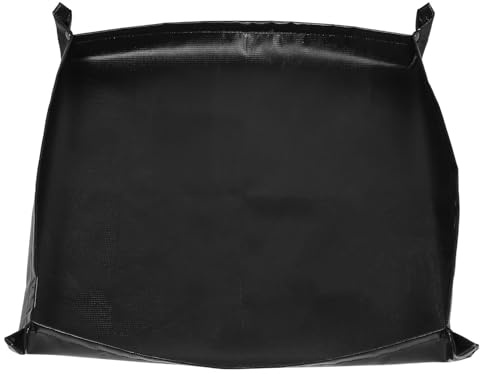 COOPHYA Alfombrilla para Parrilla Exterior - Almohadilla ignífuga de Doble Cara - Protector Impermeable y Resistente al Aceite para terrazas, Patios, Zonas de Barbacoa y fogatas de 71 x 71 cm