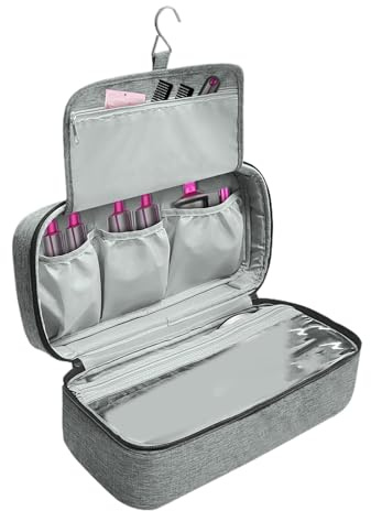 secador - Porta Plancha para rizar | espaciosa para Utensilios de peluquería con Gancho de Acero Inoxidable | para Mujeres y niñas