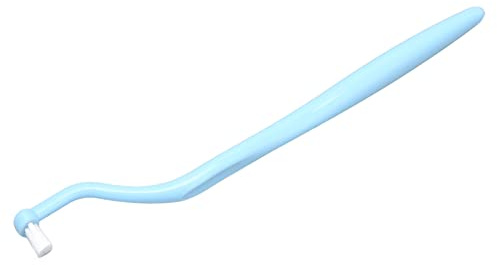 Generic Interdentalborste, Mjukt Flexibelt Borsthuvud för Tandrengöring, Ergonomisk Handtagsborste för Hängslen Implantat Patienter och Barn (Blå)