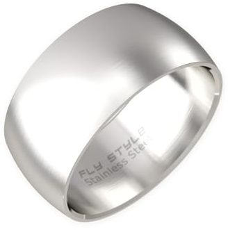 Fly Style Breiter Edelstahl Bandring - Herren Damen Daumenring - Hochwertiger Verlobungs- und Ehering