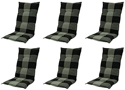 Madison 6 x 8 cm Luxus Hochlehner C 184, grau anthrazit kariert