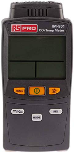 RS PRO LCD hinterleuchtet ±5% <30 s Gasdetektor für Kohlenmonoxid, Umwelt, Handheld