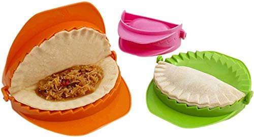 WENDYWU Teigpresse Set, Teigtaschen Maker Perfekt für Knödel, Calzone, Ravioli, Empanadas, Umsatz & Perogien, Spülmaschinenfest