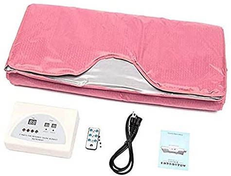 YZ-LIANG Abnehmen Infrarot Sauna-Decke Abnehmen Decke Körperformung Behandlung Anti-Aging-Schönheits-Abnehmen Fitness-Gerät (Color : Pink)