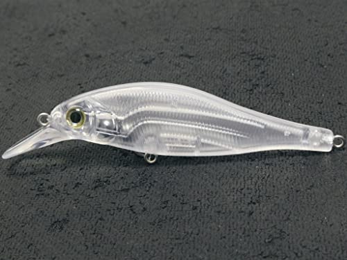 wLure 10 st omålade jungfruliga fiskedrag för hushåll (UPM718P10)
