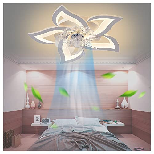 VVLXRIC Fan Lights for Living Room Ceiling Led,Mobile Phone Controllable Remote Control Ceiling Fan Universal Remote Control Ceiling Fan for Bedroom,Living Room,Kid's Room