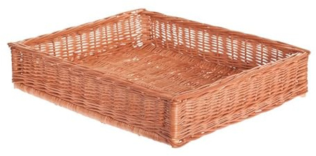 e-wicker24 Alles aus Weide Espositore in Vimini, Cestello, Scatola, Cestino Scatola di presentazione