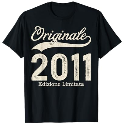 Originale dal 2011 Edizione Limitata Anni 15 Compleanno Maglietta