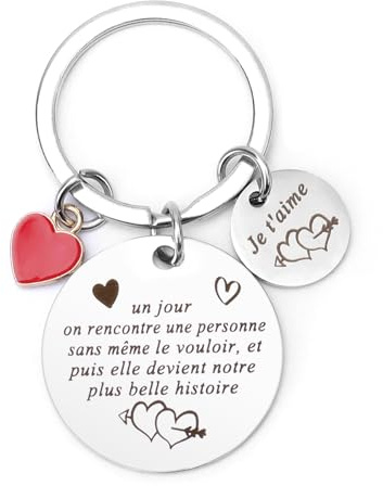 Cadeau Saint Valentin Pour Homme Femme Porte Clef Amoureux Idee Cadeau Couple Original Cadeau St Valentin Homme Cadeau Saint Valentin Femme Porte Clef Couple Cadeaux Saint Valentin Porte Clef Voiture