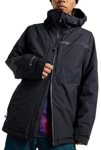 Burton Chaqueta Pillowline GORE‑TEX 2L para hombre, Negro (True Black), Large