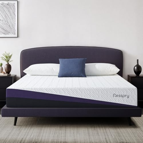Resspry Single Mattress, 22CM Gel Memory Foam Mattress with Breathable Cover, Sleep Cooler and Skin Friendly, Dual Layers Support for Pressure Relief, CertiPUR-US Certified, Breezelle Collection