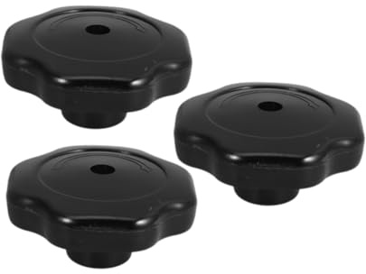 LIGIGWASH Perillas para 19 Mm, Botón Giratorio De Plástico Negro, Accesorio De Repuesto para Tapa De Olla, Ajuste De Presión Sencillo, Multifuncional para Cocina, Paquete De 3 Unidades