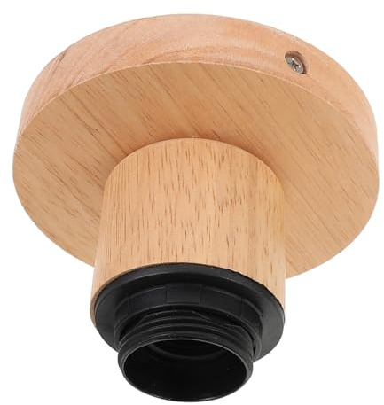 Mobestech Base De Portalámparas De Techo De Madera Reemplazo Para Proyectos De Iluminación Diy Compatible Luminarias Colgantes