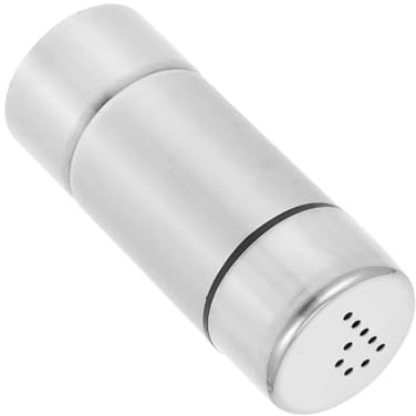 iplusmile Dispenser Spezie in Acciaio Resistente Contenitore Condimenti Compatto e Sigillato Spargisale e Spargipepe Leggeri per Cucina Barattolo Multiuso per Spezie