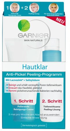 Garnier Hautklar PEELING & LOTION KIT