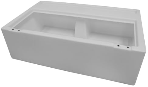 Wise 8WD100-1B-204 DLX Series 37 Pontoon Bench Seat - Base Only - White
