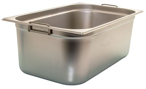GN 1/1 Gastronormbehälter GN-Behälter Edelstahl 28 Liter Tiefe 200mm MIT FALLGRIFF