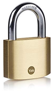 YALE Candado 60 mm Arco Corto Caja