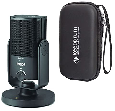 RØDE NT-USB Mini USB-Podcast-Kondensatormikrofon + keepdrum Transport-Tasche