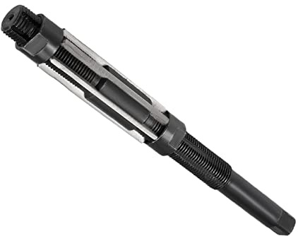 QUARKZMAN 21-23mm Ajustable Manual Operado Escariador x 1uds Alta Velocidad Acero 6 Recto Flauta para Escariado Metal Piezas, [H8]