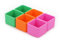 XIHIRCD 6pcs Silicone Square Lunch Box Dividers, 2x2x1.5 Inch Bento Box Dividers Silicone Cupcake Baking Cups Bento Box Accessories Lunch Containers