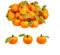 24 Pcs Mini Artificial Oranges Small Plastic Fake Oranges Faux Decorative Oranges Realistic Fake Fruits Artificial Simulation Fruits with Leaf for Home Kitchen