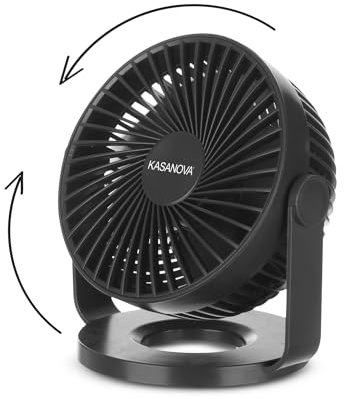 KASANOVA MINI VENTILATORE W 5 NERO