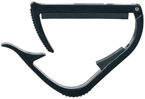 Fire & Stone 530098 H-style Kapodaster (Gummiauflage 58mm breit) für Konzertgitarre schwarz