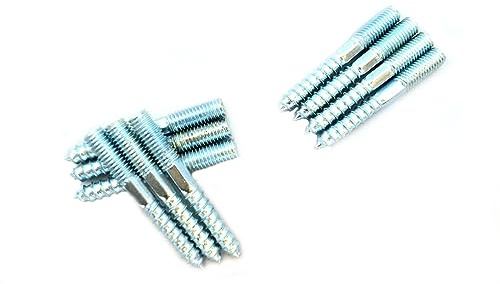 Lot de 10 vis à double filetage M10 x 120