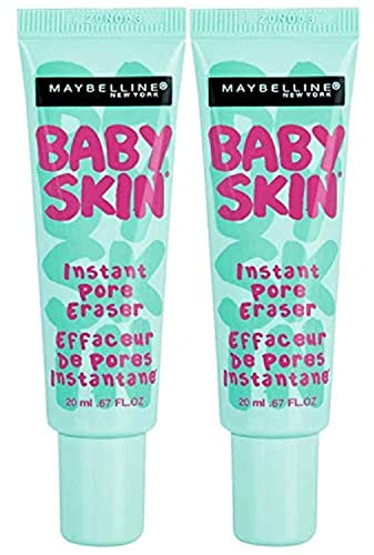 Maybelline Baby Skin Instant Pore Eraser Primer Makeup, Clear, 2 Count