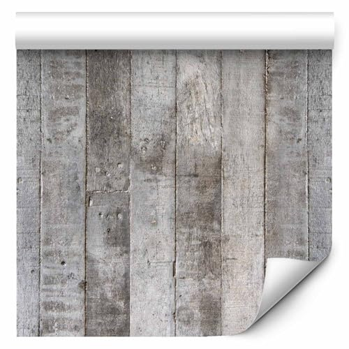 murando - Fototapete selbstklebend Wandsticker Holz Bretter, Schlafzimmer | Selbstklebend ohne Kleister, Full HD Druck, ideal fürs Wohn- oder Schlafzimmer, schnelle Montage, lichtbeständig, geruchsfrei