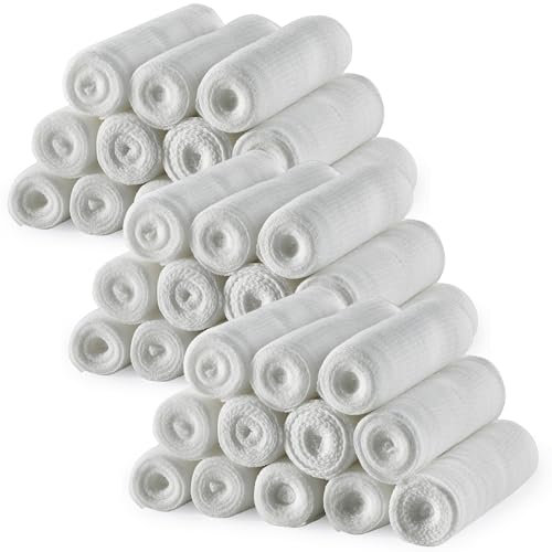 Gauze Bandage Rolls - 4 Yards Per Roll of Gauze Bandage and Stretch Wrapping for Dressing All Types of Wounds and Kit by MEDca, (10.1cm x 3.7m - Pack of 36)