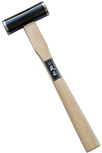 RANSHOU Japanese Carpenter Hammer GENNO 570g / 20 oz Heavy Duty Double Face Woodworking Hammer Wood Handle for Chisel, Japanese Hand Plane, Nail, Made in JAPAN