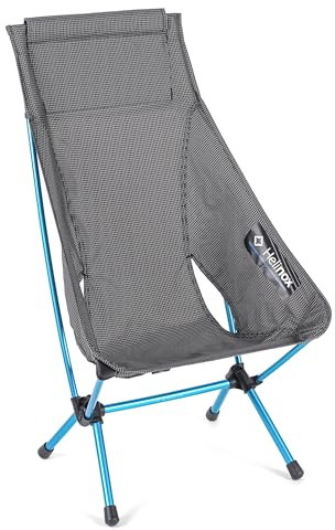Helinox Chair Zero High-Back | Extra lätt, bekväm och kompakt campingstol (svart)