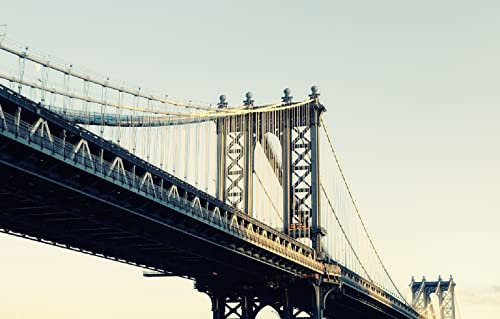 LHJOYSP Puzzle Kinder 3D Puzzle 1000 Teile Manhattan Bridge, New York City, New York City, USA 75x50cm