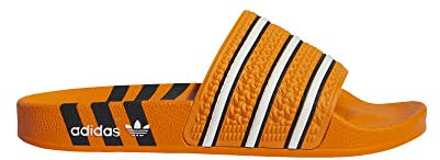 adidas Adilette Slides Women, Orange, 40 EU, Bright Orange Core Black Cloud White, 38 2/3 EU