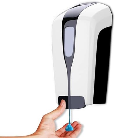 Seifenspender zur Wandmontage, Wand-Spender für Flüssigseife - Wandseifenspender für Reinigungsmittel, Bad Dispenser für Duschgel, Shampoo, Seife (500ML) (Gel)