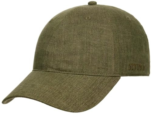 Stetson Sydell Leinen Baseballcap Damen Herren Basecap gefüttert UV-Schutz 40 Frühling Sommer
