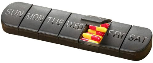Pill Boxes 7 Day 1 Times A Day for Hold Medication Vitamins