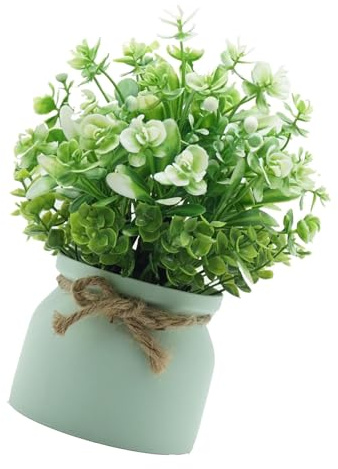 Flor Artificial En Maceta,Pequeña Flor Artificial En Maceta | Plantas florales decoración artificial maceta pequeña,Centros de mesa de restaurante para reuniones de bodas, plantas de imitación de escr