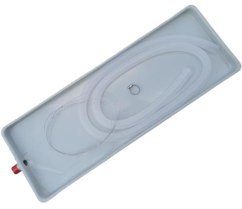 Bandeja de Goteo para Aire Acondicionado sin Fuga Aire Acondicionado Bandeja de Agua Unidad de Aire Acondicionado Bandeja de Drenaje de Metal Galvanizada(93x43cm(36.6x16.9in))