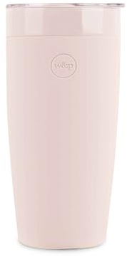 W&P Porter Insulated Tumbler 20 oz Coffee Cup | No Metallic Aftertaste Ceramic Coated for Water, Coffee, & Tea | Wide Mouth Vacuum Insulated | Dishwasher Safe, Blush
