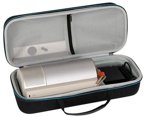 Hard Carrying Case for XGIMI MoGo 3 Pro 1080P Mini Projector,Travel Case for MoGo 3 Pro & Multi-Angle Projector Stand,with Separate Space for Remote Control, Charger and Other Accessories (Black-01)