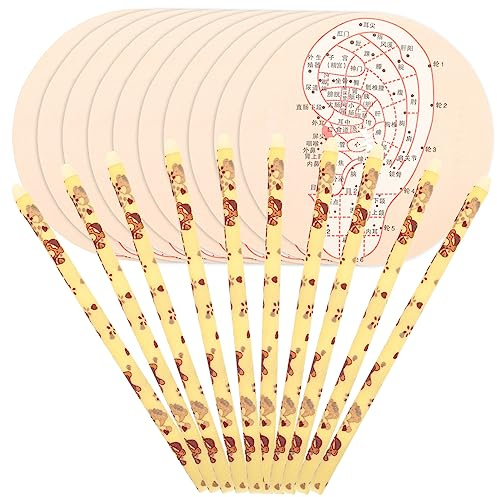 FOMIYES Kit De 10 Barras Compactas Para Eliminación De Cerumen, Herramienta De Limpieza Segura y No Tóxica, Papel Portador Para Cuidado Auditivo Casa y Uso Profesional