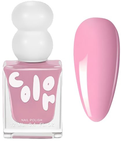 Light Pink Nail Polish - Quick Dry, Long Lasting Baby Pink Lacquer - No Cure Needed, Chip Resistant Polish for Women - Perfect for DIY Manicure at Home