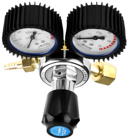 CO2 Druckminderer, CO2-Gasdurchflussmesser, Regler, Kohlendioxid-Schweißdruckminderer, Gasmessrät