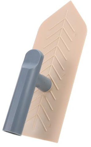 HOMSFOU Herramienta de Acabado para Enlucido Plástico con Mango Ergonómico Paleta para Alisar Paredes y Resistente para Acabado de Concreto y Trabajos de Albañilería