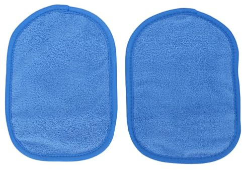 Dioche Paquete de 2 Guantes de Limpieza de, Malla de Terciopelo Grande, Herramientas de Limpieza de, Artículos Básicos de Viaje, Especial de de Caja de, Azul (Blue)