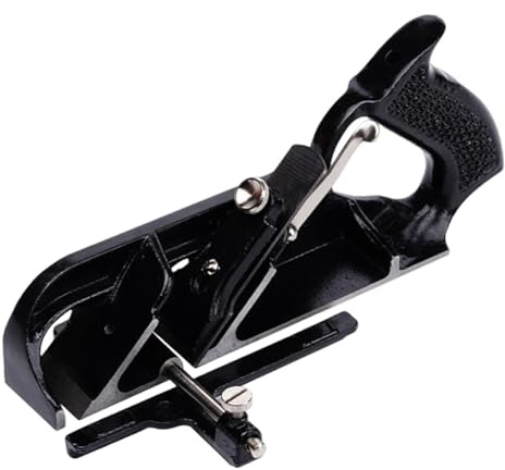 Stgfyxgs Mini Pialla per Legno Professionale, Pialla Manuale Portatile in Metallo per Falegname