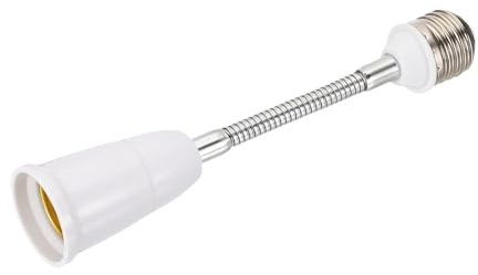VIAPUICE Light Socket Extender Adapter 7.3 1 Pcs White